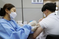 20210630 조선대병원, 모더나 백신 1차 접종 시작